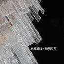 GobekUsa Crystal Chandelier: Postmodern LED Pendant Light for Home Decor