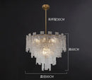 GobekUsa Crystal Chandelier: Postmodern LED Pendant Light for Home Decor