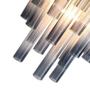 GobekUsa Fluted Glass Cylinder Wall Light – Postmodern Brass Hallway Sconce (1-Light Fixture)