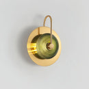 GobekUsa Postmodern Brushed Gold Glass Disc Wall Sconce - Wall Mounted Lamp for Living Room