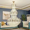 GobekUsa Crystal Chandelier: Postmodern Light Luxury for Hotel Lobby, Villa, and Duplex Floors