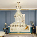 GobekUsa Light Luxury Crystal Chandelier: Postmodern Elegance for Hotels, Villas, and Duplexes