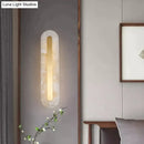 GobekUsa Postmodern Luxury Copper Marble Wall Lamp in Gold shade For Living Room Restaurant Bedroom Indoor Wall Lamp
