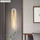 GobekUsa Postmodern Luxury Copper Marble Wall Lamp in Gold shade For Living Room Restaurant Bedroom Indoor Wall Lamp