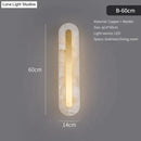 GobekUsa Postmodern Luxury Copper Marble Wall Lamp in Gold shade For Living Room Restaurant Bedroom Indoor Wall Lamp