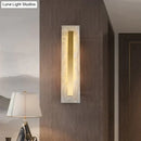 GobekUsa Postmodern Luxury Copper Marble Wall Lamp in Gold shade For Living Room Restaurant Bedroom Indoor Wall Lamp