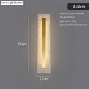 GobekUsa Postmodern Luxury Copper Marble Wall Lamp in Gold shade For Living Room Restaurant Bedroom Indoor Wall Lamp