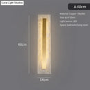 GobekUsa Postmodern Luxury Copper Marble Wall Lamp in Gold shade For Living Room Restaurant Bedroom Indoor Wall Lamp