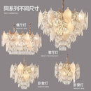 GobekUsa Crystal Leaves Chandelier: Elegant Postmodern Lighting for Living Room, Dining Room, Bedroom