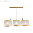 GobekUsa Crystal Rod Island Light - Postmodern Gold Oval Pendant for Dining Room