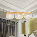 GobekUsa Crystal Rod Island Light - Postmodern Gold Oval Pendant for Dining Room