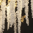 GobekUsa Crystal Chandelier: Postmodern Luxury Pendant Light for Living Room, Bedroom, and Dining Room