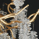 GobekUsa Crystal Chandelier: Postmodern Luxury Pendant Light for Living Room, Bedroom, and Dining Room