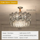 GobekUsa Crystal Chandelier: Postmodern Light Luxury for Living Room, Bedroom, Kitchen.
