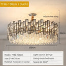 GobekUsa Crystal Chandelier: Postmodern Light Luxury for Living Room, Bedroom, Kitchen.