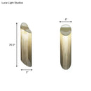 GobekUsa Postmodern Gold Fringed Wall Light Fixture: Single-Bulb Bedside Wall Mounted Lamp