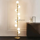 GobekUsa Glass Ball Standing Lamp Set: Nordic Postmodern Minimalist Magic Beans Style