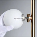 GobekUsa Glass Ball Standing Lamp Set: Nordic Postmodern Minimalist Magic Beans Style