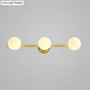 GobekUsa Postmodern Gold Glass Modo Vanity Wall Mount Lamp - Perfect for Bathrooms