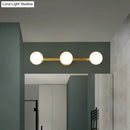 GobekUsa Postmodern Gold Glass Modo Vanity Wall Mount Lamp - Perfect for Bathrooms