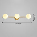 GobekUsa Postmodern Gold Glass Modo Vanity Wall Mount Lamp - Perfect for Bathrooms