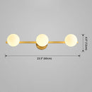 GobekUsa Postmodern Gold Glass Modo Vanity Wall Mount Lamp - Perfect for Bathrooms