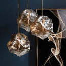 GobekUsa Glass LED Chandelier for Ceiling Suspension in Postmodern Style