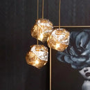GobekUsa Glass LED Chandelier for Ceiling Suspension in Postmodern Style