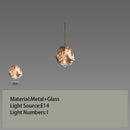GobekUsa Glass LED Chandelier for Ceiling Suspension in Postmodern Style