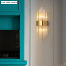 GobekUsa K9 Crystal Wall Sconce Postmodern 2-Light for Living Room