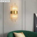 GobekUsa K9 Crystal Wall Sconce Postmodern 2-Light for Living Room