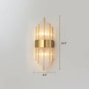 GobekUsa K9 Crystal Wall Sconce Postmodern 2-Light for Living Room
