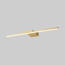 GobekUsa Postmodern Brass LED Sconce Vanity Light with Acrylic Bath Wall Fixture