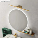 GobekUsa Postmodern Brass LED Sconce Vanity Light with Acrylic Bath Wall Fixture