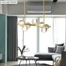 GobekUsa Postmodern Seeded Crystal Suspension Globe Light with 6 Heads - Ideal for Dining Rooms