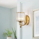 GobekUsa Gold Wall Lamp with Prismatic Crystal Shade - Postmodern Style