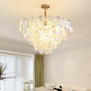 GobekUsa Glass Flower Princess Room LightLux Postmodern French Cream Wind Lamp