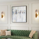 GobekUsa Postmodern LED Flush Wall Sconce: Stylish Oblong shape for Living Rooms