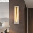 GobekUsa Postmodern Luxury Copper Marble Wall Lamp in Gold shade For Living Room Restaurant Bedroom Indoor Wall Lamp