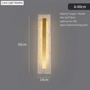 GobekUsa Postmodern Luxury Copper Marble Wall Lamp in Gold shade For Living Room Restaurant Bedroom Indoor Wall Lamp