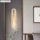 GobekUsa Postmodern Luxury Copper Marble Wall Lamp in Gold shade For Living Room Restaurant Bedroom Indoor Wall Lamp