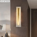 GobekUsa Postmodern Luxury Copper Marble Wall Lamp in Gold shade For Living Room Restaurant Bedroom Indoor Wall Lamp