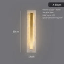 GobekUsa Postmodern Luxury Copper Marble Wall Lamp in Gold shade For Living Room Restaurant Bedroom Indoor Wall Lamp