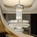 GobekUsa Crystal Chandelier: Postmodern Multi-layer Luxury for Villa, Hotel Lobby, and Living Room