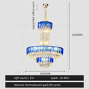 GobekUsa Crystal Chandelier: Postmodern Multi-layer Luxury for Villa, Hotel Lobby, and Living Room
