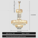GobekUsa Crystal Chandelier: Postmodern Multi-layer Luxury for Villa, Hotel Lobby, and Living Room