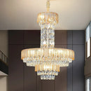 GobekUsa Crystal Chandelier: Postmodern Multi-layer Luxury for Villa, Hotel Lobby, and Living Room