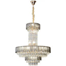 GobekUsa Crystal Chandelier: Postmodern Multi-layer Luxury for Living Room, Hotel Lobby, and Villa