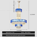GobekUsa Crystal Chandelier: Postmodern Multi-layer Luxury for Living Room, Hotel Lobby, and Villa