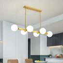 GobekUsa Postmodern Opaline Glass Molecular Island Pendant Light for Dining Room